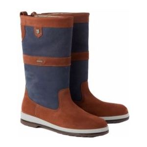 Dubarry - Ultima ExtraFit - Regenlaars - Navy Brown - Leer - Ademend