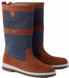 Dubarry - Ultima ExtraFit - Regenlaars - Navy Brown - Leer - Ademend