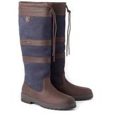 Dubarry - Galway ExtraFit - Regenlaarzen - Navy Brown - Leer met Cordura