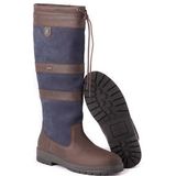 Dubarry - Galway ExtraFit - Regenlaarzen - Navy Brown - Leer met Cordura