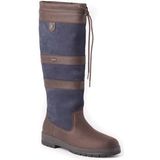 Dubarry - Galway Slimfit - Regenlaarzen - Navy Brown - Leer met Cordura