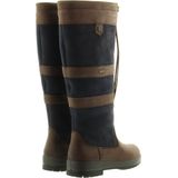 Dubarry - Galway Slimfit - Regenlaarzen - Navy Brown - Leer met Cordura