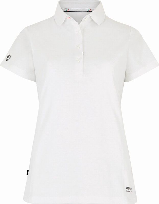 Dubarry - Martinique - Poloshirt - Wit - Katoen-Polyester Mengsel