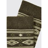 Dubarry - Rolestown - Laarzensok - Olive - 75% Alpaca Wol / 25% Nylon