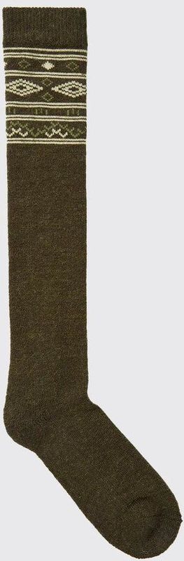 Dubarry - Rolestown - Laarzensok - Olive - 75% Alpaca Wol / 25% Nylon