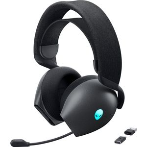 Dell - AW725H - Gaming Headset - Zwart - Bedraad en Draadloos - Tot 75 uur Batterijduur