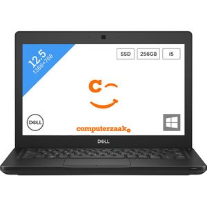 DELL Latitude 5290 Laptop 31,8 cm (12.5") HD Intel® Core™ i5 i5-8250U 8 GB DDR4-SDRAM 256 GB SSD Wi-Fi 5 (802.11ac) Windows 10 Pro Zwart