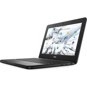 DELL Chromebook 3100 - Intel® Celeron® - 4GB - 32GB SSD - 11.6” (29,5 cm) Non-Touch - HDMI - Chrome OS Zwart, Grijs