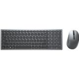 DELL KM7120W toetsenbord Inclusief muis RF draadloos + Bluetooth QWERTZ Duits Grijs, Titanium