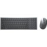 DELL KM7120W toetsenbord Inclusief muis Kantoor RF-draadloos + Bluetooth Grijs, Titanium