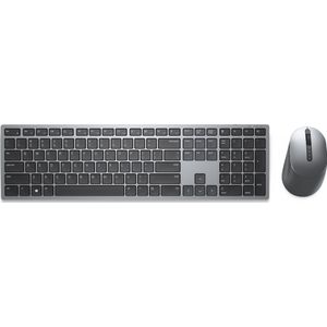 Keyboard and Mouse Dell 580-AJQJ Black Grey Titanium QWERTY Qwerty US