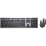 Dell KM7321W Premier Multi-Device draadloos toetsenbord en muis, VK (QWERTY), 2,4 GHz, Bluetooth 5.0, 128-bit AES-codering, 4000 dpi, compatibel met Windows, Mac, Linux, Chrome en Android, (grijs)