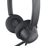 Dell - WH3022 - Headset - Zwart - Bedraad - Teams-gecertificeerd