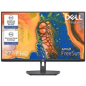 Dell S2721NX 27 inch Full HD (1920 x 1080) pc-display, 75 Hz, IPS, 4 ms, AMD FreeSync, ultradunne randen, 2 x HDMI, zwart