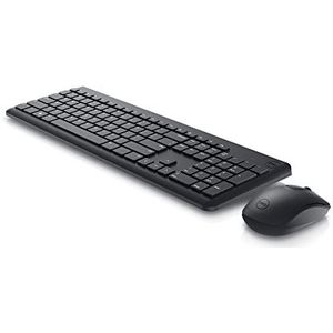 Dell KM3322W toetsenbord Inclusief muis RF Draadloos QWERTY UK International Zwart