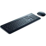 DELL KM3322W toetsenbord Inclusief muis RF Draadloos AZERTY Frans Zwart