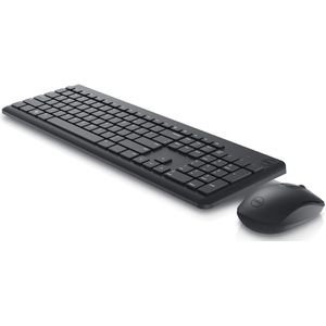 Dell Wireless Keyboard and Mouse-KM3322W - Italian (QWERTY) (IT, Draadloze), Toetsenbord, Zwart