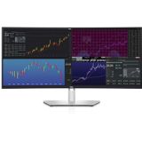 DELL UltraSharp U3824DW LED display 95,2 cm (37.5") 3840 x 1600 Pixels Wide Quad HD+ LCD Zwart, Zilver