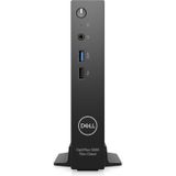 Dell OptiPlex 3000 Thin Client (Intel Celeron N5105, 8 GB, Flash, Intel UHD Graphics), PC, Zwart