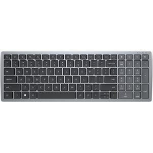 Dell KB740 - Tastatur - kompakt, mehrere Geräte - kabellos - 2.4 GHz, Bluetooth 5.0 - QWERTZ