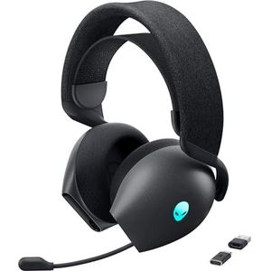 Alienware AW720H Headset Bedraad en draadloos Hoofdband Gamen USB Type-C Zwart