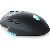 Alienware AW620M muis Gamen Rechtshandig RF Wireless + USB Type-C Optisch 26000 DPI