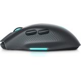 Alienware AW620M muis Gamen Rechtshandig RF Wireless + USB Type-C Optisch 26000 DPI