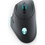 Alienware AW620M muis Gamen Rechtshandig RF Wireless + USB Type-C Optisch 26000 DPI