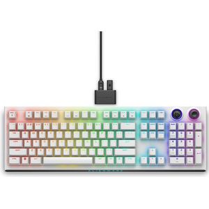 Alienware AW920K toetsenbord Gamen USB + RF Wireless + Bluetooth Wit