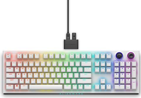 Alienware AW920K toetsenbord Gamen USB + RF Wireless + Bluetooth Wit