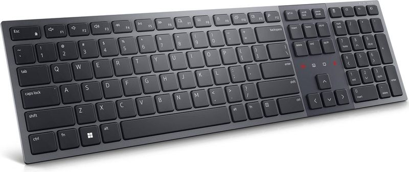 DELL KB900 toetsenbord Kantoor RF draadloos + Bluetooth QWERTZ Duits Grafiet