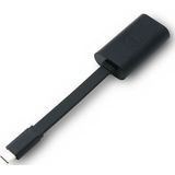 USB-C naar Ethernet Adapter - Zwart - Compact Design - Tot 2,5 Gbps