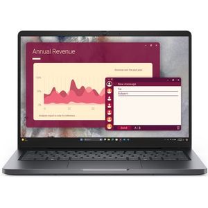 Dell Pro 14 PC14250 - Notebook - Zwart - 14 inch - 512 GB - 16 GB DDR5-SDRAM - Intel Core i5-120U