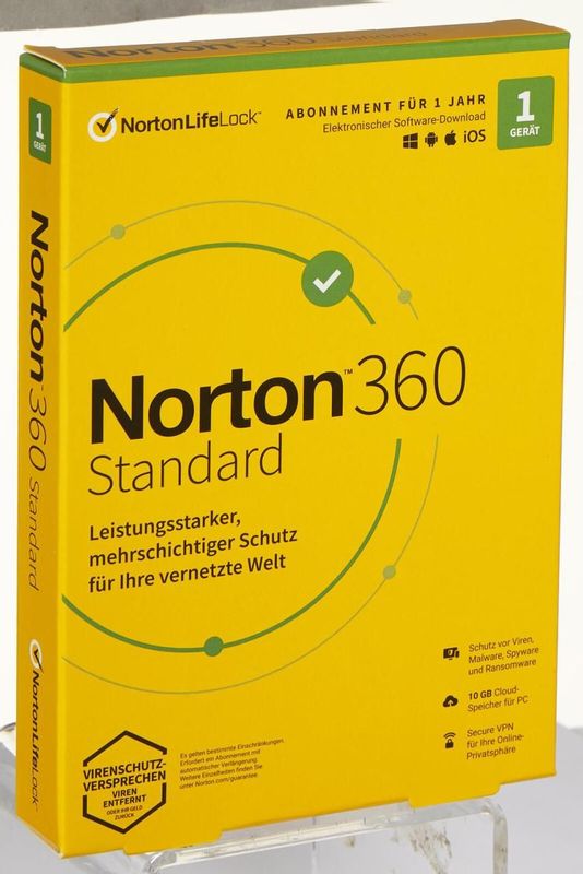 NortonLifeLock Norton 360 Standard - 1 Licentie - 1 Jaar
