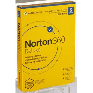 Norton 360 Deluxe - 50GB Cloud - 5 Apparaten - 1 Jaar