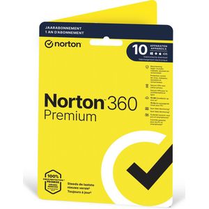 Norton - 360 Premium - Antivirus - 75GB - 1 User - 10 Devices - 12 Maanden