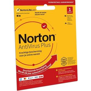 Norton - Antivirus Plus - Software - Bescherming tegen Online Bedreigingen