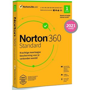 NORTON 360 STANDARD 10GB BN 1 USER 1 DEV