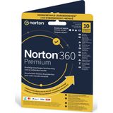 SYMANTEC NORTON 360 PREMIUM (ABONNEMENT) - 1 GEBRUIKER, 10 APPARATEN, 1 JAAR