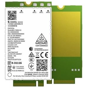 Dell Wireless Mobile Modem DW5933E (Mini PCI Express), Netwerkkaarten, Groen