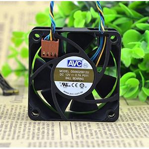 AVC DS06025B12U P011 DC12V 0.7A CPU fan computer case 6025 6cm 4pin PWM cooling fan