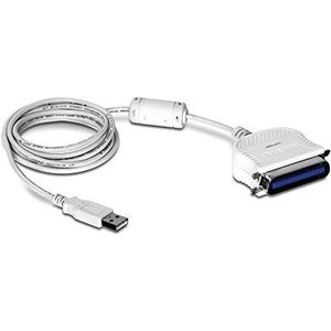 TRENDnet USB 3.0 naar VGA/DVI/HDMI video grafische adapter voor meerdere monitoren tot 1920x1080 (Ondersteunt Windows 10, 8.1, 8, 7, XP) Parallel 1284 USB 1.1 Zwart