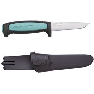Morakniv Flex Azur mes voor volwassenen, handvat van rubber, blauw/zwart