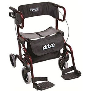 Rollator Drive Diamond Deluxe opvouwbare rolstoel