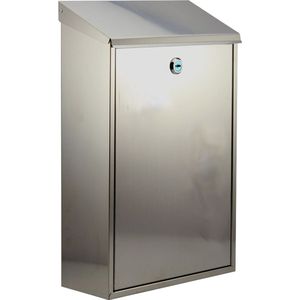 Sencys Wandbrievenbus 70 - Staal - Zwart - 25x40x10cm | Wandbrievenbussen