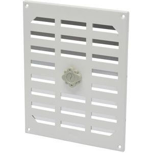 Sencys Schuifrooster 19,5x24,5cm Aluminium Wit