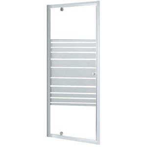 Baseline - Douchedeur 90 X 185cm - Wit Profiel - 4 Mm Helder Glas | Douche