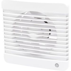 SENCYS ventilator silent (33dB) voor Ø 150 mm met timer en vochtsensor | wit