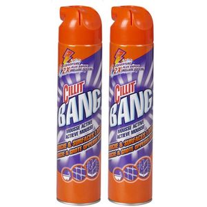 Cillit Bang Allesreiniger mousse Douche & Grote Oppervlakken 2 x 600 ml