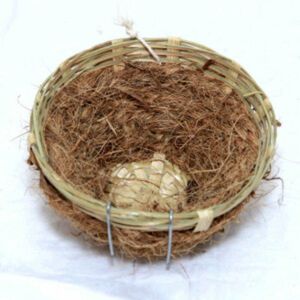 Grizo Nest - Open Riet + Kokos - Met Haken - 11cm